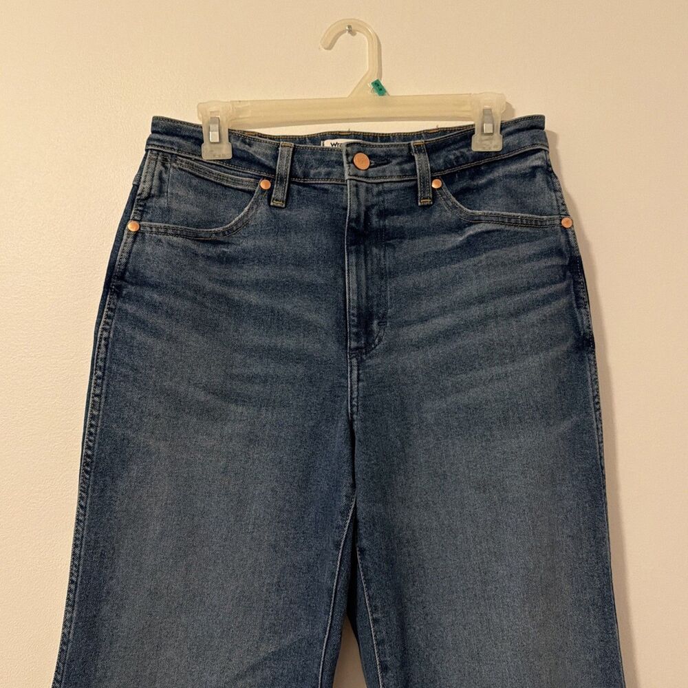 Wrangler Wanderer High Rise Flare Jeans Medium Blue 622 - Womens 28 X 32 - Picture 3 of 15